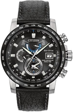 Citizen Eco-Drive Global Radio Controlled World Time AT Perpetual Gents Watch