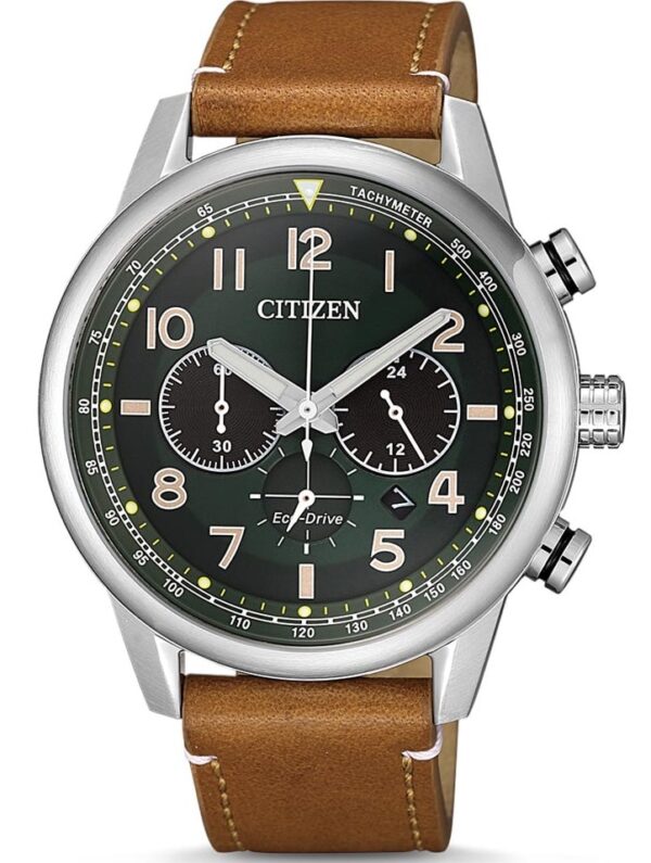 Citizen Eco-Drive 100m Multi-Dial Chronograph Gents Watch 1 Citizen Eco-Drive 100m Multi-Dial Chronograph Gents Watch