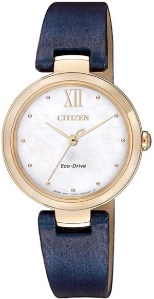 Citizen Eco-Drive L Mother of Pearl Sapphire Elegant Ladies Watch
