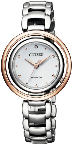 Citizen Eco-Drive L Diamond Sapphire Elegant Ladies Watch