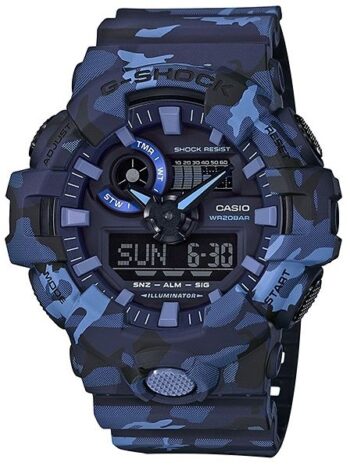 g shock blue camo