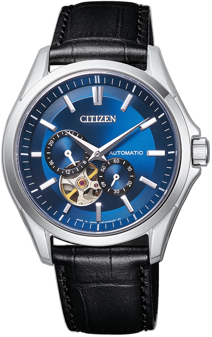 Citizen Luxury Automatic Japan Sapphire Semi-Skeleton Watch