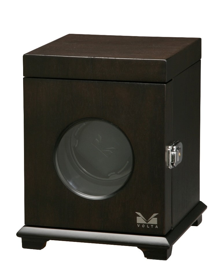 Volta Watch Winder Single Square Rustic Brown Royal Tempus