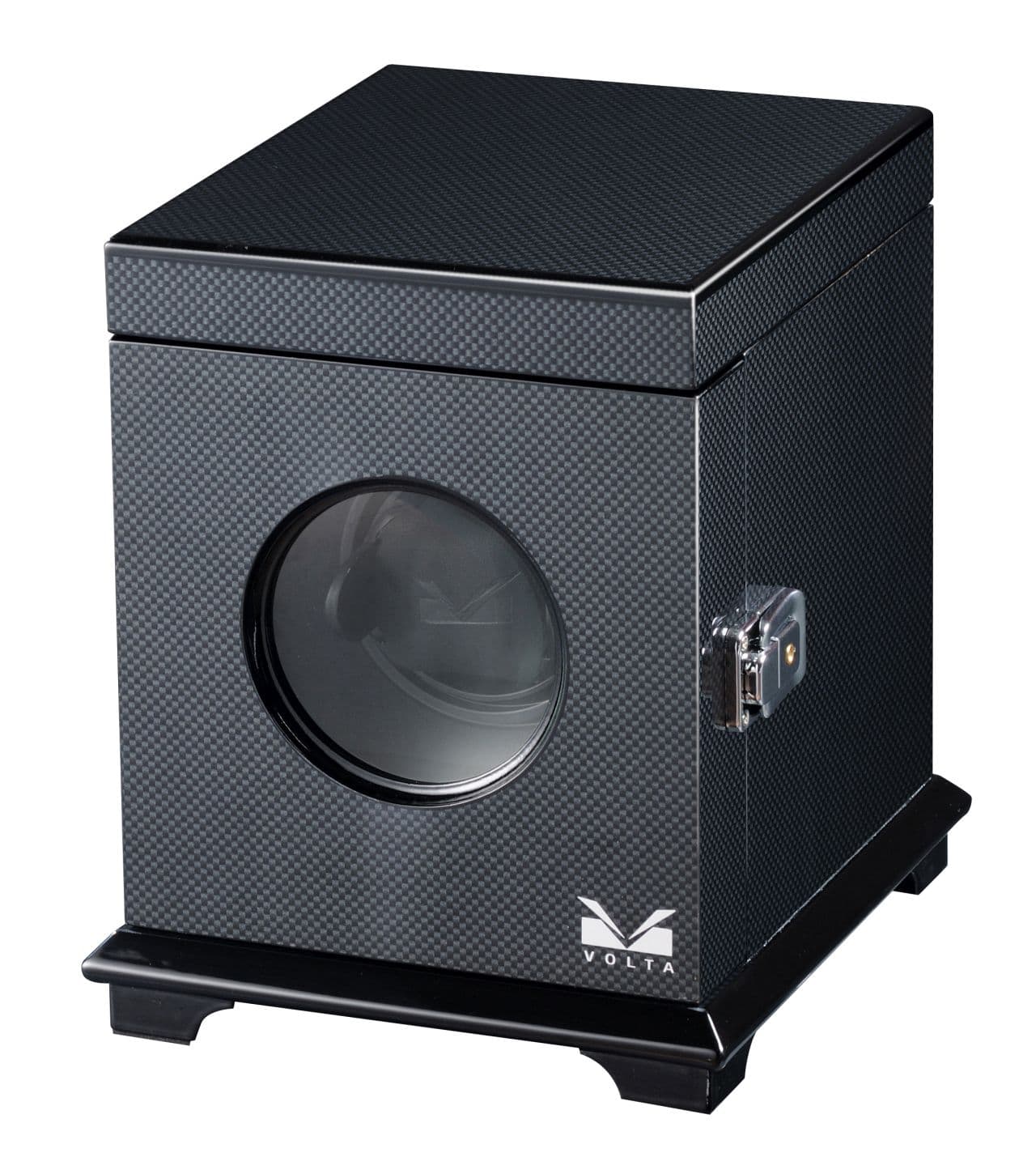 Volta Watch Winder Single Square Carbon Fiber Royal Tempus