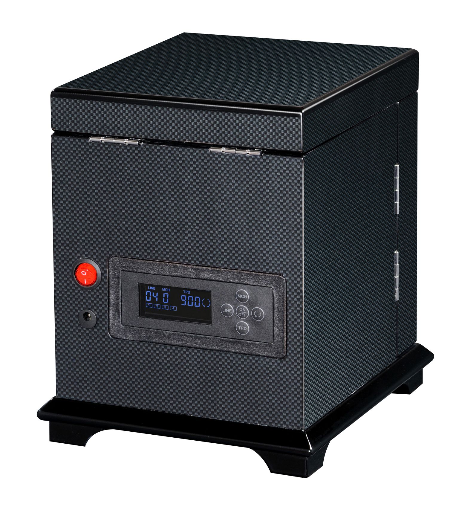 Volta Watch Winder Single Square Carbon Fiber Royal Tempus