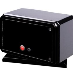 Volta Double Watch Winder with Rotating Base - Carbon Fiber