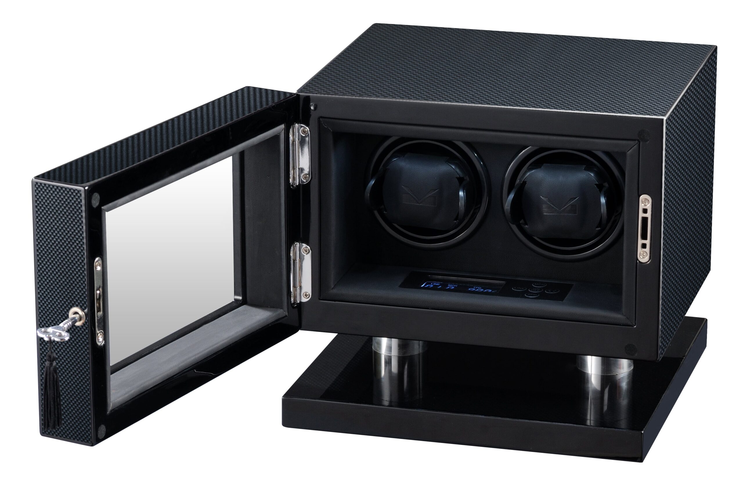Volta Double Watch Winder Carbon Fiber Royal Tempus