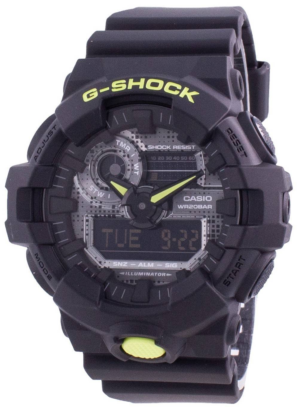 Casio GShock World Time GA700DC1A GA700DC1A 200M Men's Watch