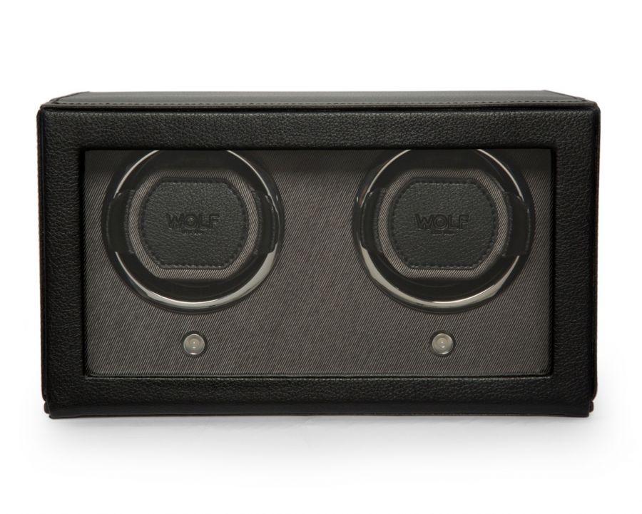 WOLF Double Watch Winder Cub Black 461203 Royal Tempus