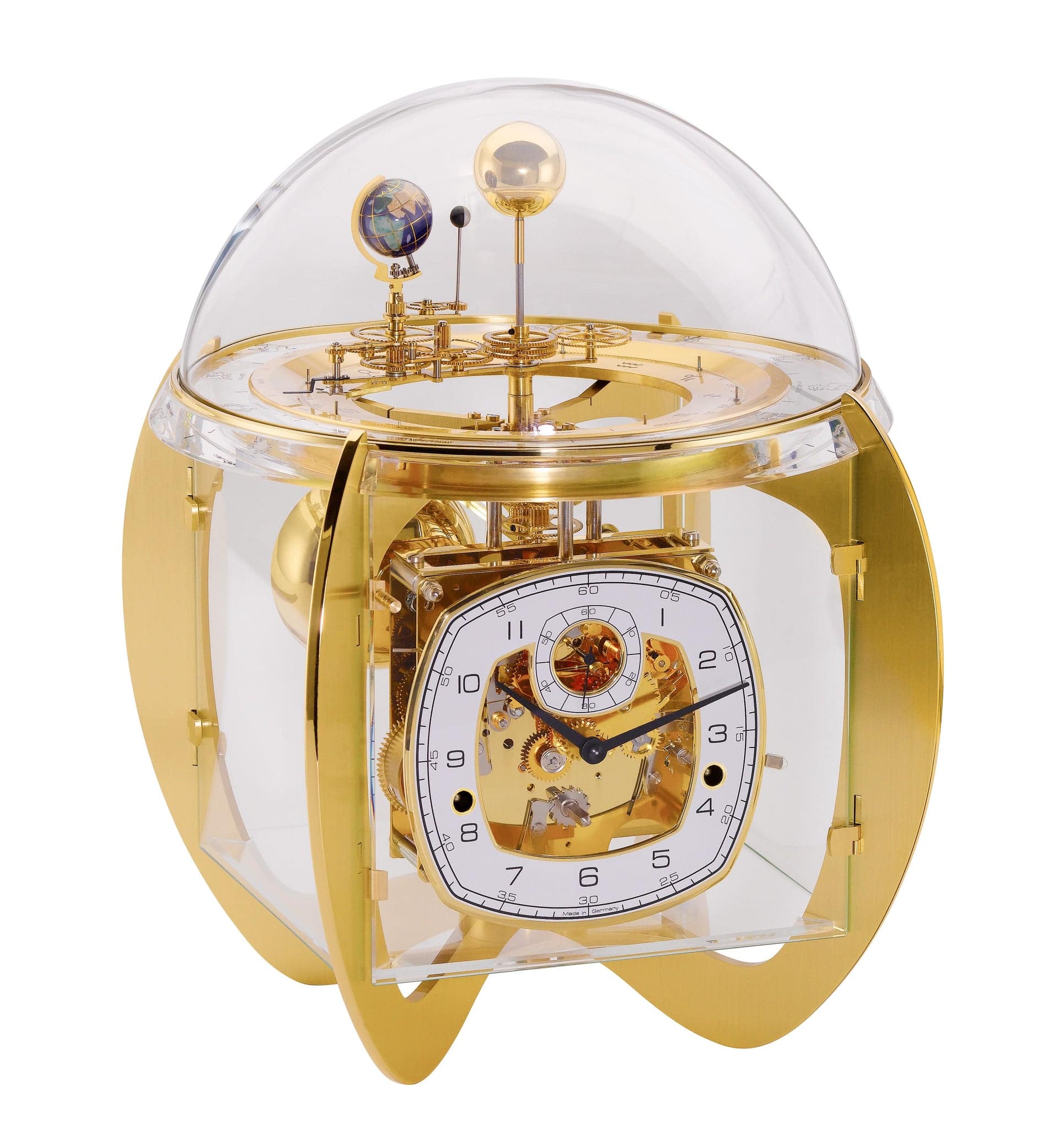 hermle-mantel-clock-astro-tellurium-brass-23002000352