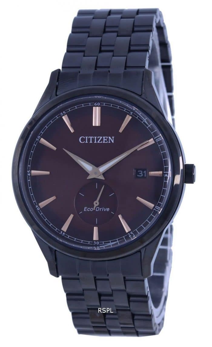 Citizen Brown Dial Stainless Steel Eco-Drive Men's Watch BV1115-82X.G