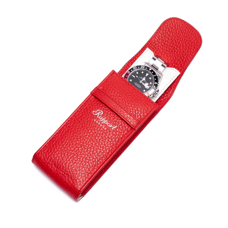 rapport-single-watch-pouch-portobello-red