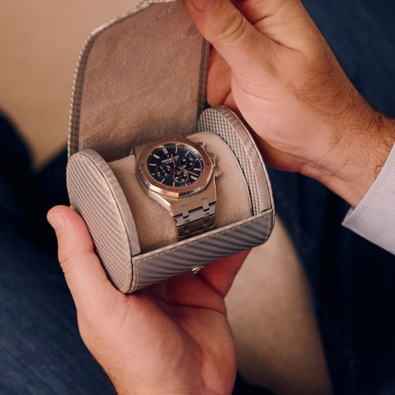rapport-single-watch-roll-carbon-silver-2