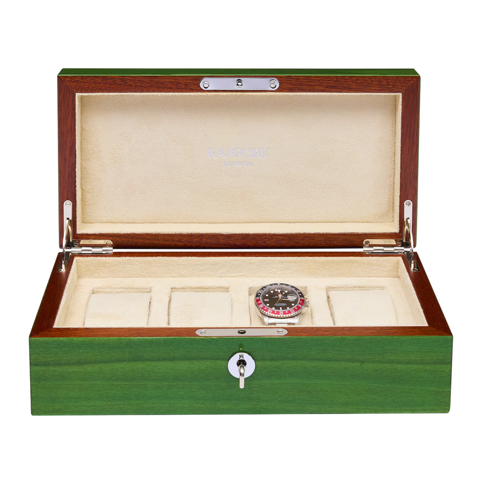 rapport-heritage-chroma-4-piece-watch-box-green-l407