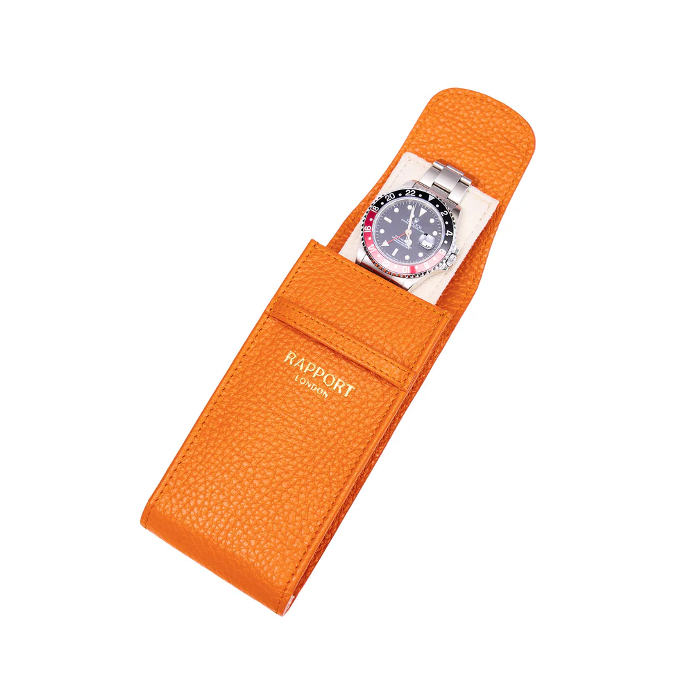 rapport-single-watch-pouch-portobello-orange