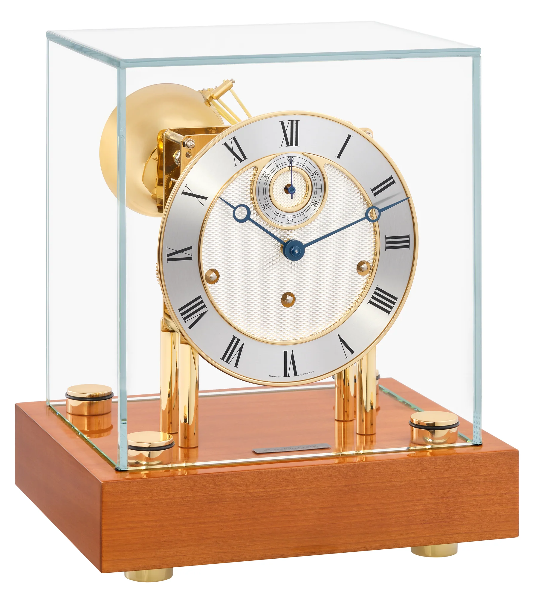 hermle-mantel-clock-chigwell-light-cherry-brass-22801q50352