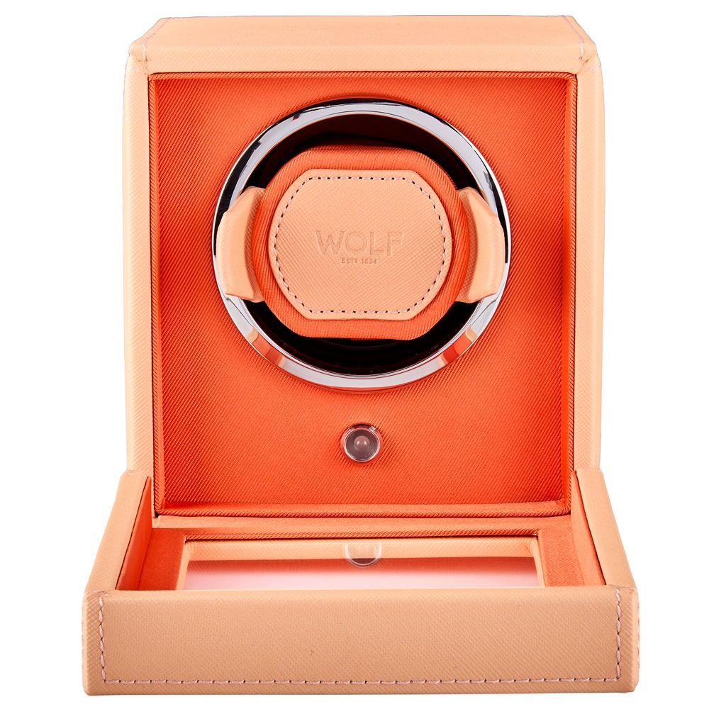 wolf-cub-single-watch-winder-with-cover-seltzer-peach-orange-00
